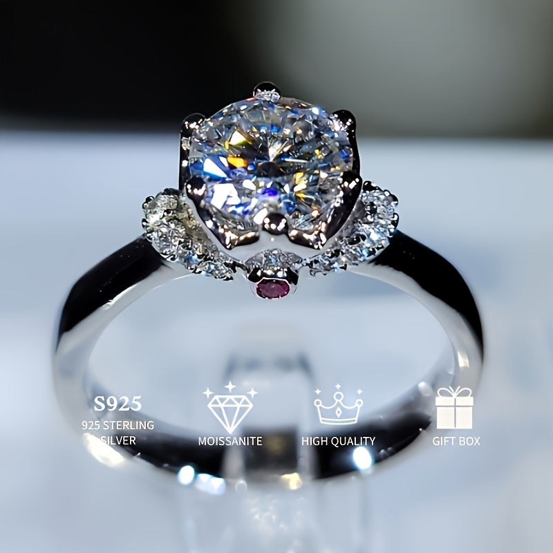 Women's 1/2/3/5 Carat Moissanite Vintage Ring Set